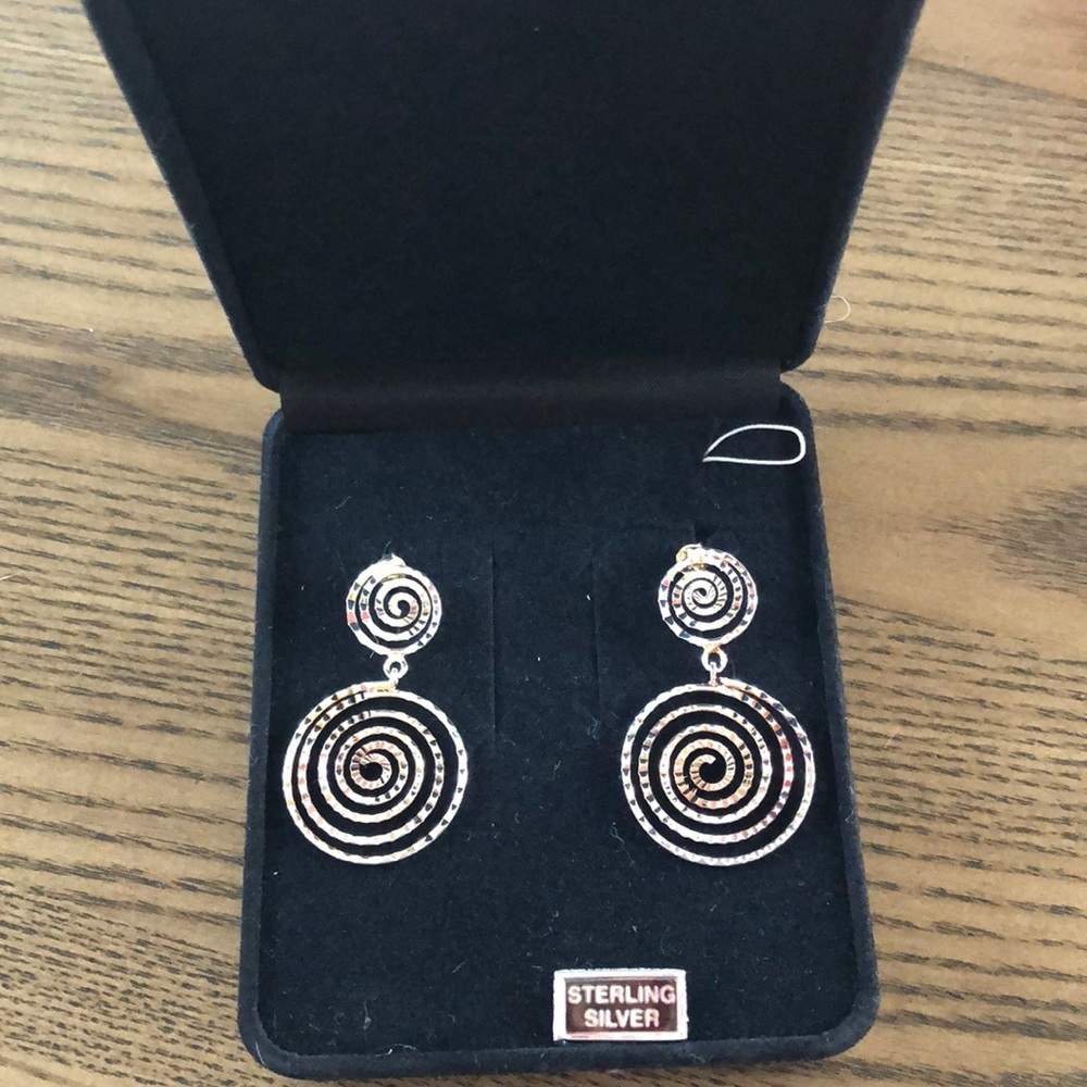 Sterling silver fashion earrings